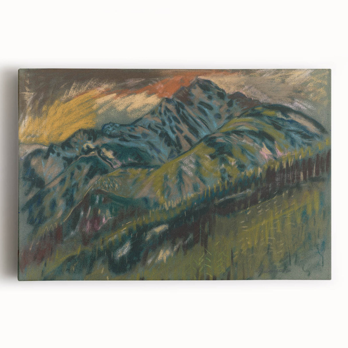 Expressionist Art: The Roháče Mountains | Vibrant Scenic Landscape