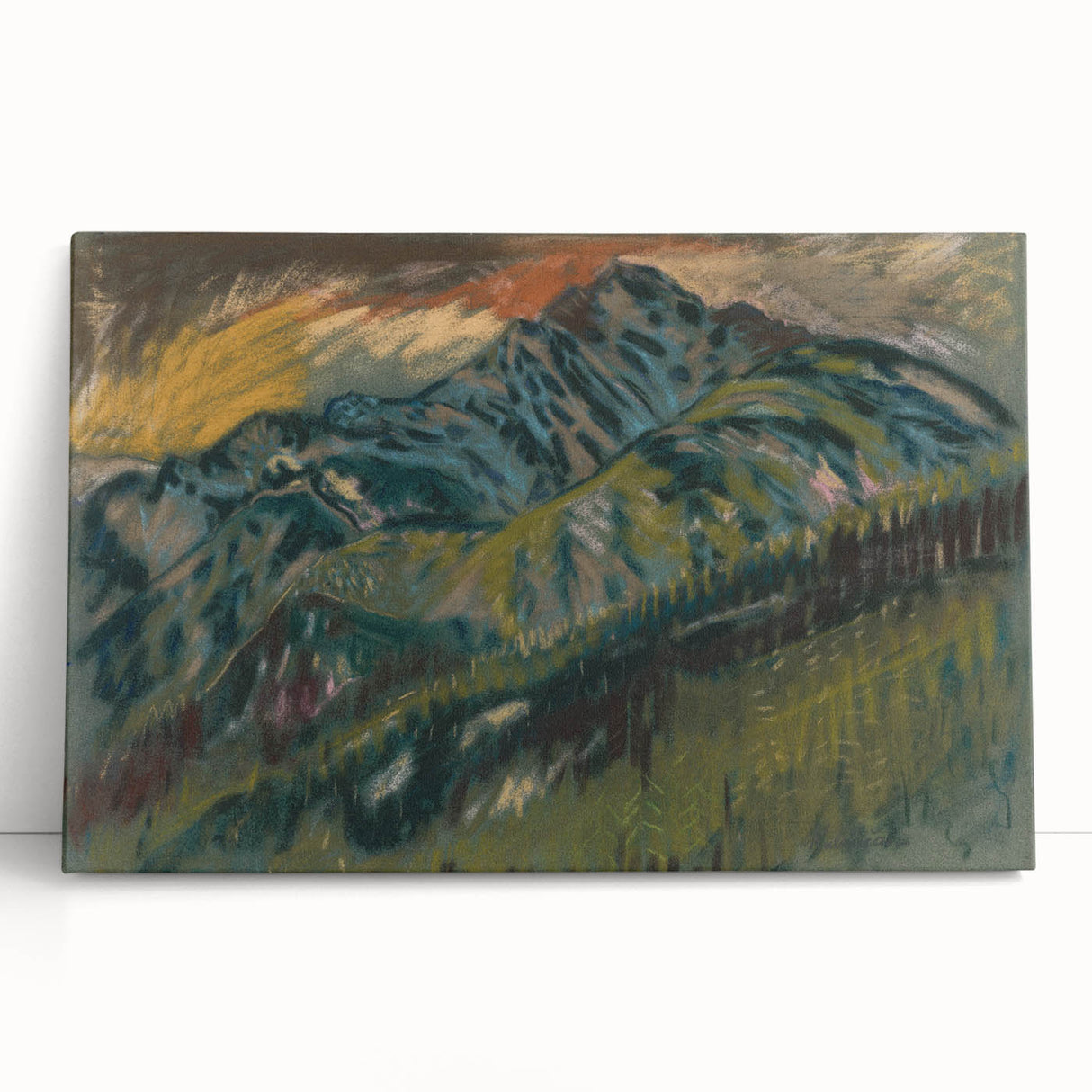 Expressionist Art: The Roháče Mountains | Vibrant Scenic Landscape