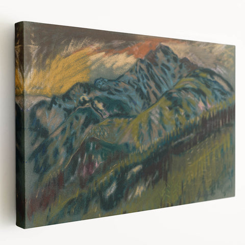 Expressionist Art: The Roháče Mountains | Vibrant Scenic Landscape