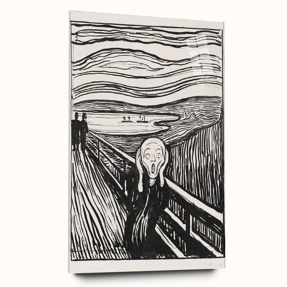 Expressionist Art: The Scream | Iconic Black-and-White Munch Print
