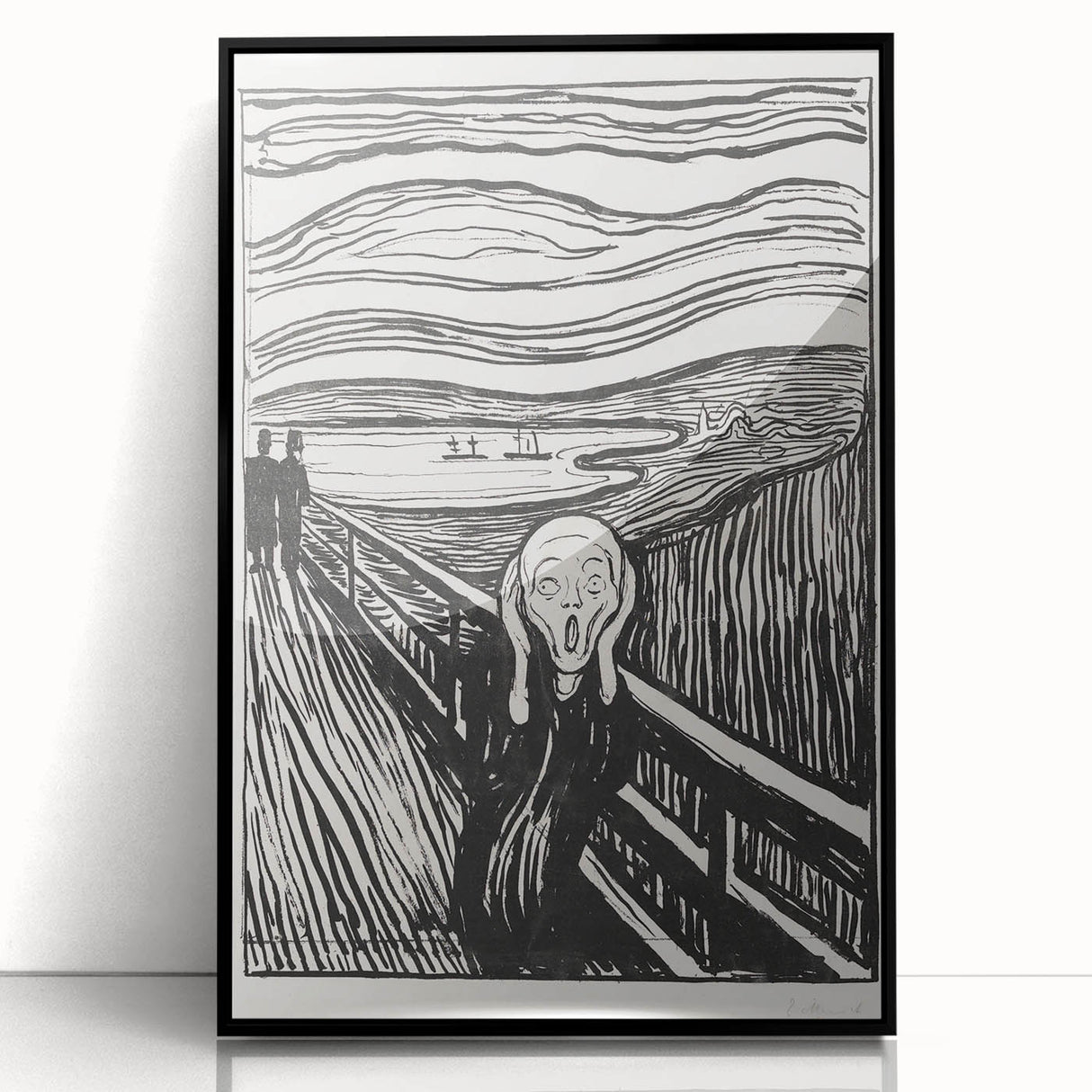 Expressionist Art: The Scream | Iconic Black-and-White Munch Print