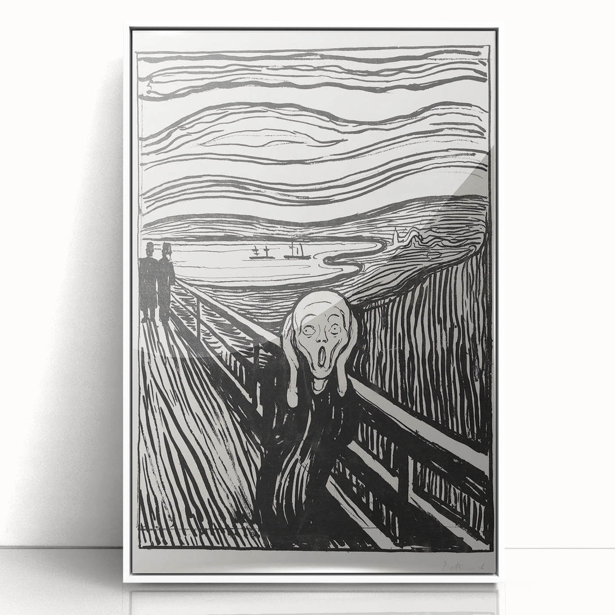 Expressionist Art: The Scream | Iconic Black-and-White Munch Print