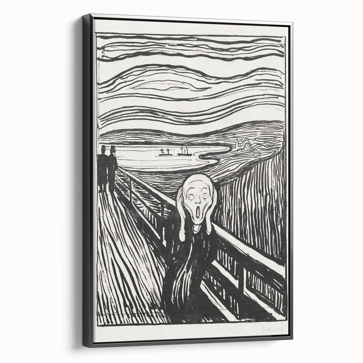Expressionist Art: The Scream | Iconic Black-and-White Munch Print