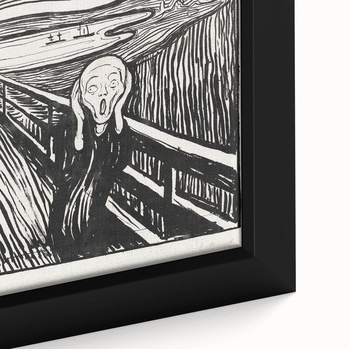 Expressionist Art: The Scream | Iconic Black-and-White Munch Print