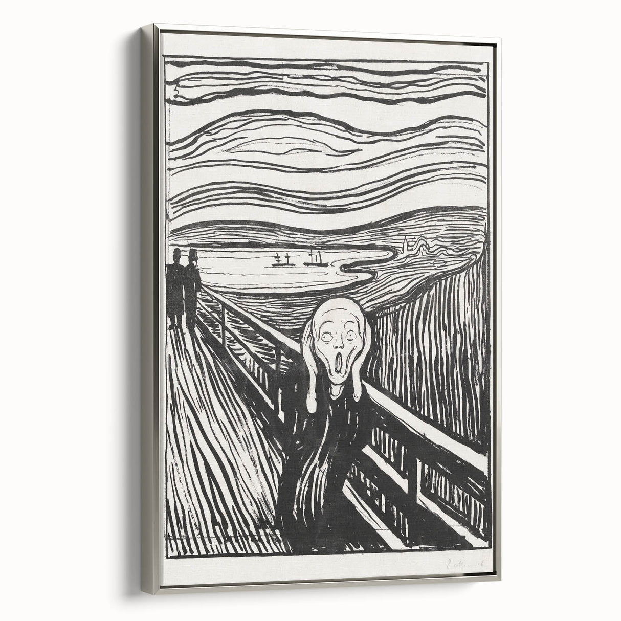 Expressionist Art: The Scream | Iconic Black-and-White Munch Print