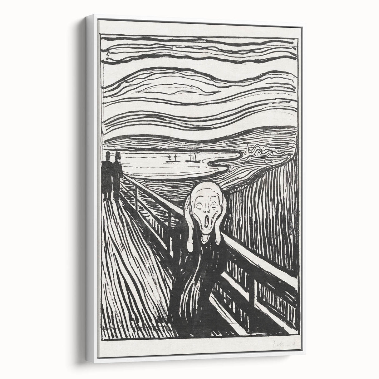 Expressionist Art: The Scream | Iconic Black-and-White Munch Print