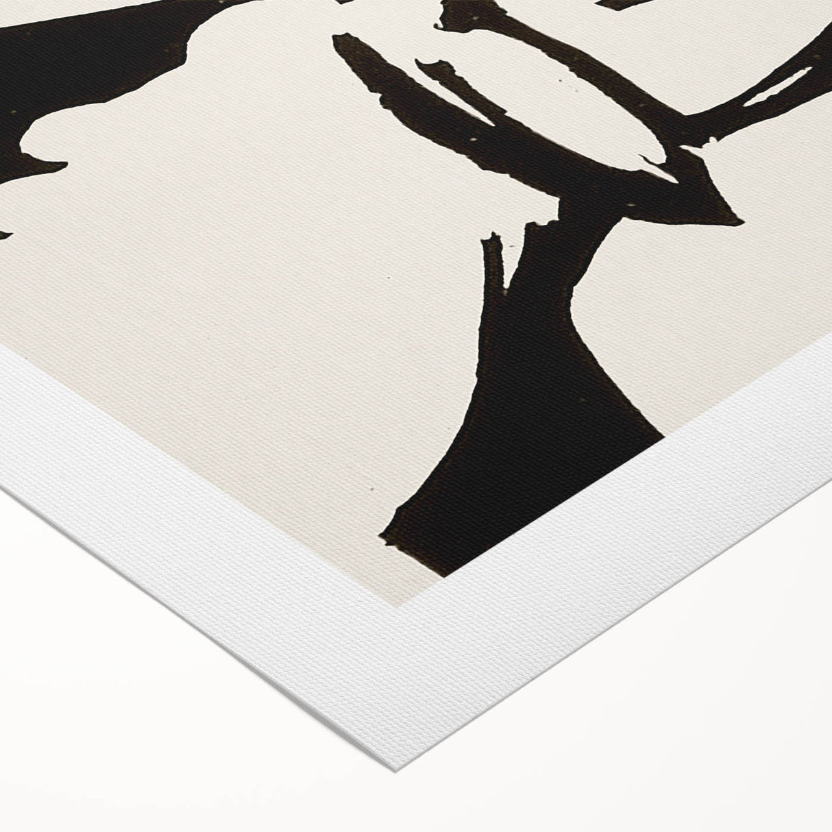 Expressionist Art: The Shepherdess | Bold Franz Marc Black Print