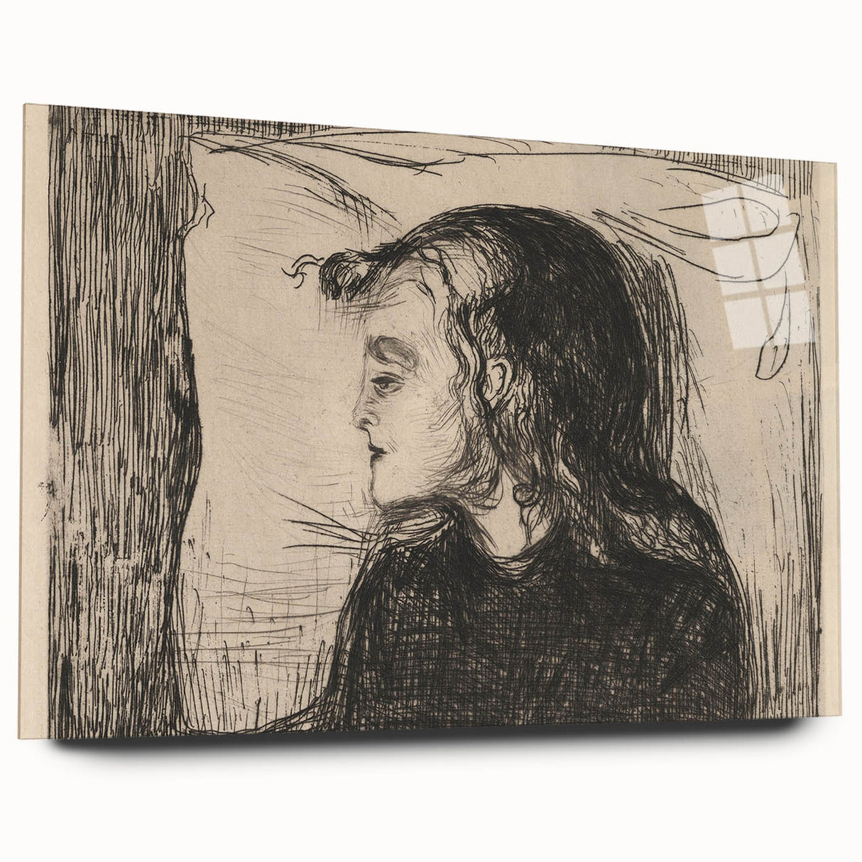 Expressionist Art: The Sick Girl | Edvard Munch Emotional Print