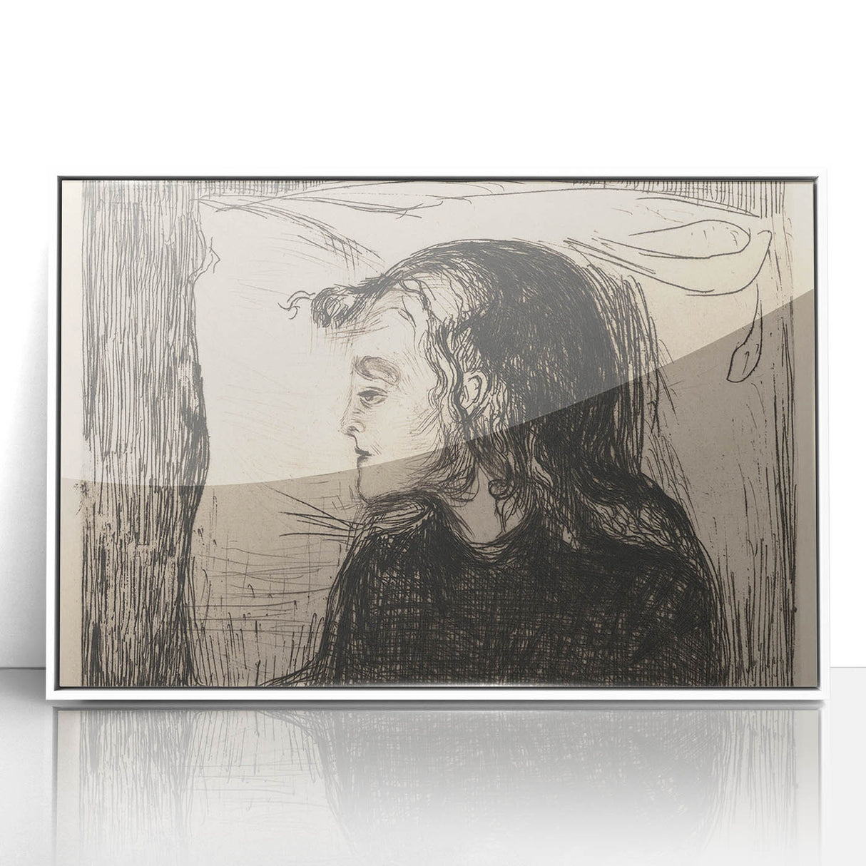 Expressionist Art: The Sick Girl | Edvard Munch Emotional Print