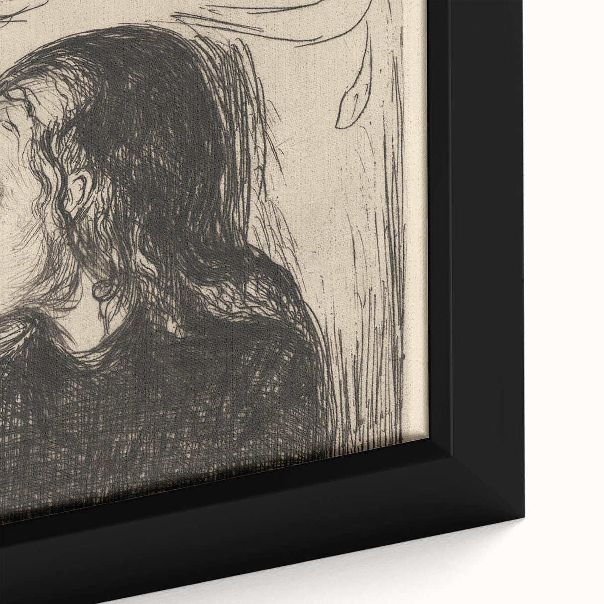 Expressionist Art: The Sick Girl | Edvard Munch Emotional Print