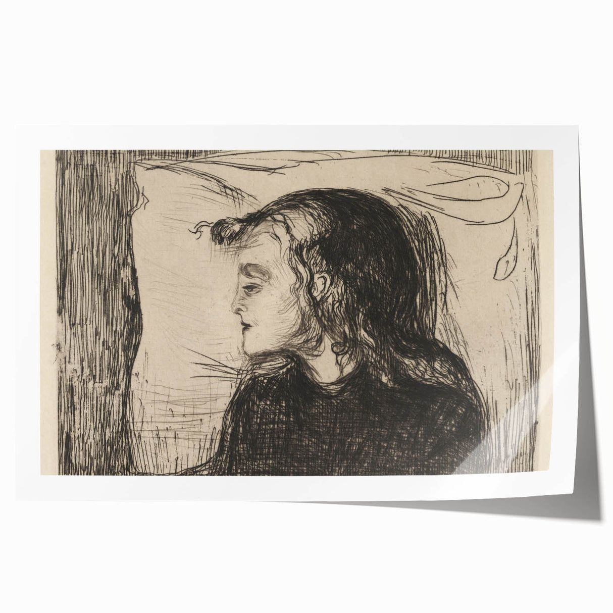 Expressionist Art: The Sick Girl | Edvard Munch Emotional Print