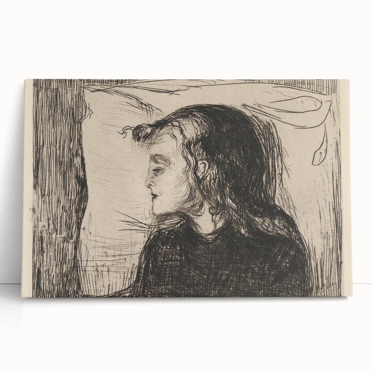 Expressionist Art: The Sick Girl | Edvard Munch Emotional Print