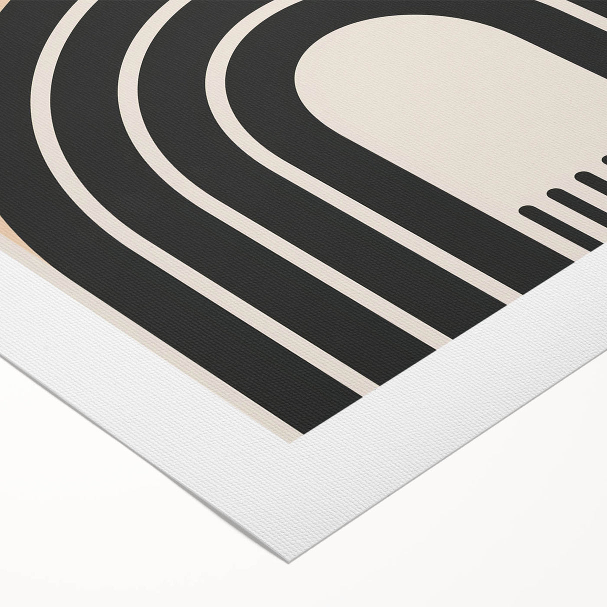 Modern Dining Room Art - Geometric Framed Arch Wall Decor