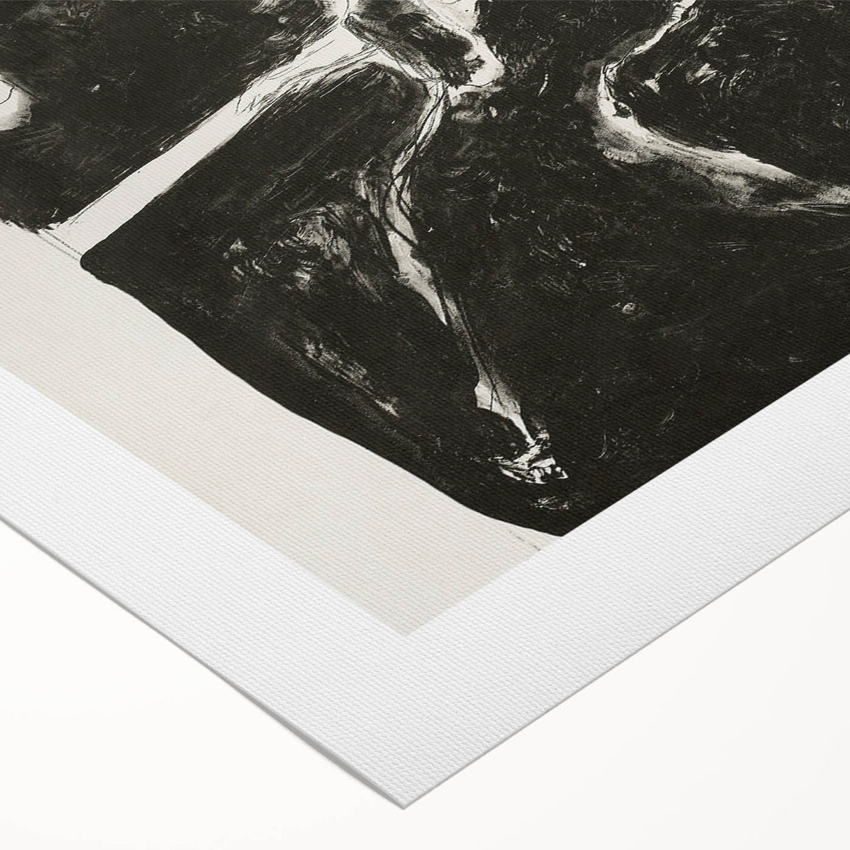 Expressionist Art: Monochrome Violin Concert in Modern Expressionism