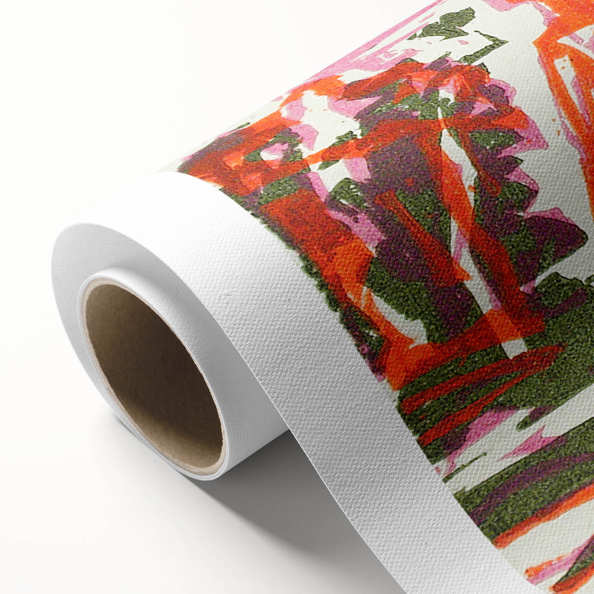 Abstract Expressionist Woodcut | Modern Expressionism Wall Art