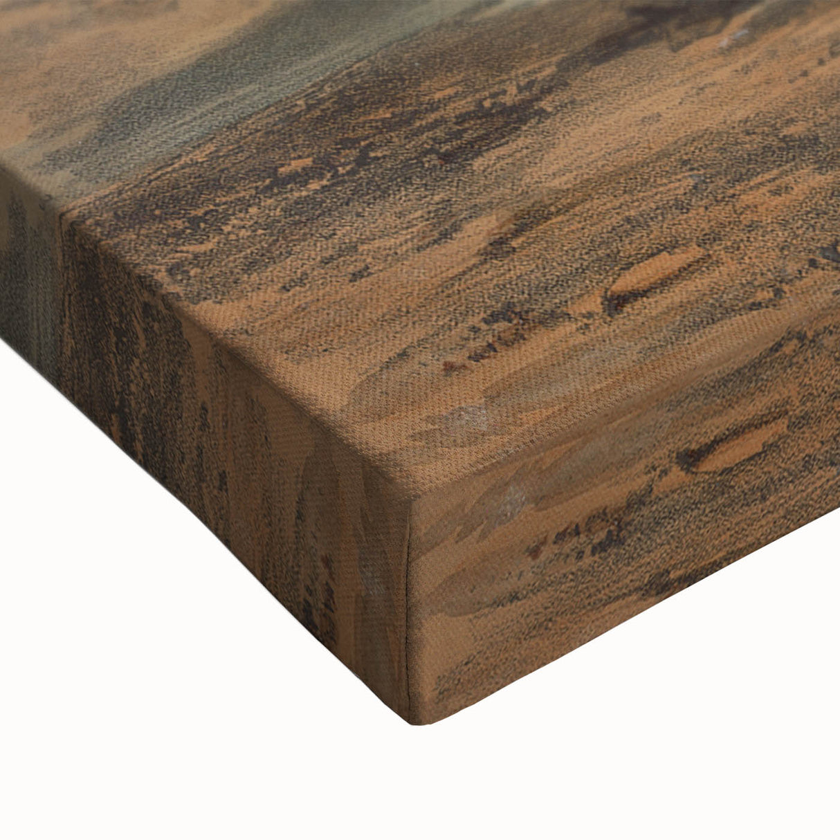 Romanticism Art: On the Thames - Emotional Landscape Canvas Print