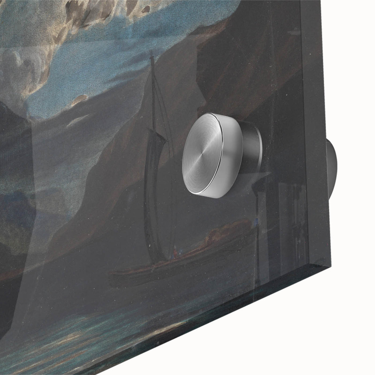 Romanticism Art: New Weir on the Wye - Dramatic Landscape Canvas