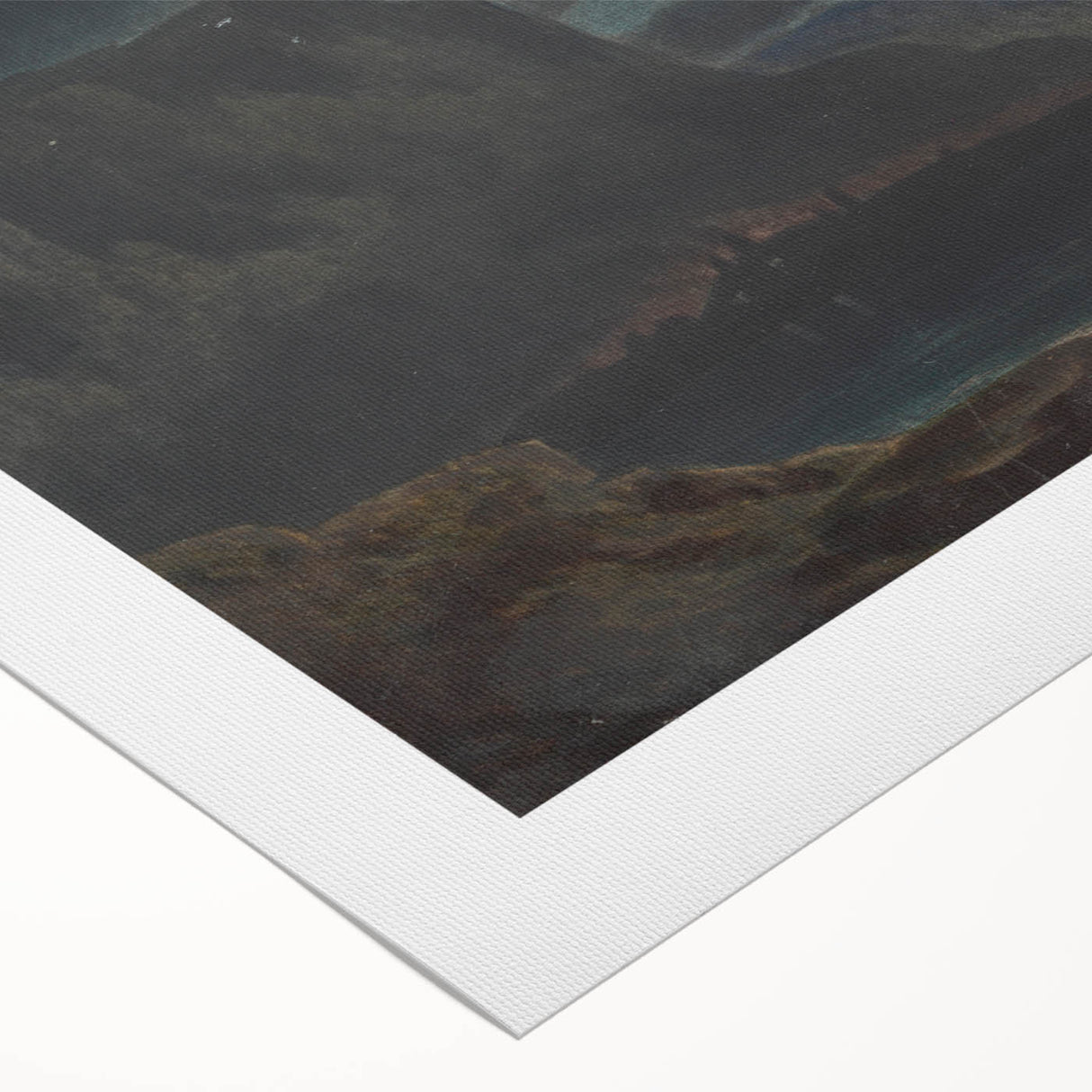 Romanticism Art: New Weir on the Wye - Dramatic Landscape Canvas