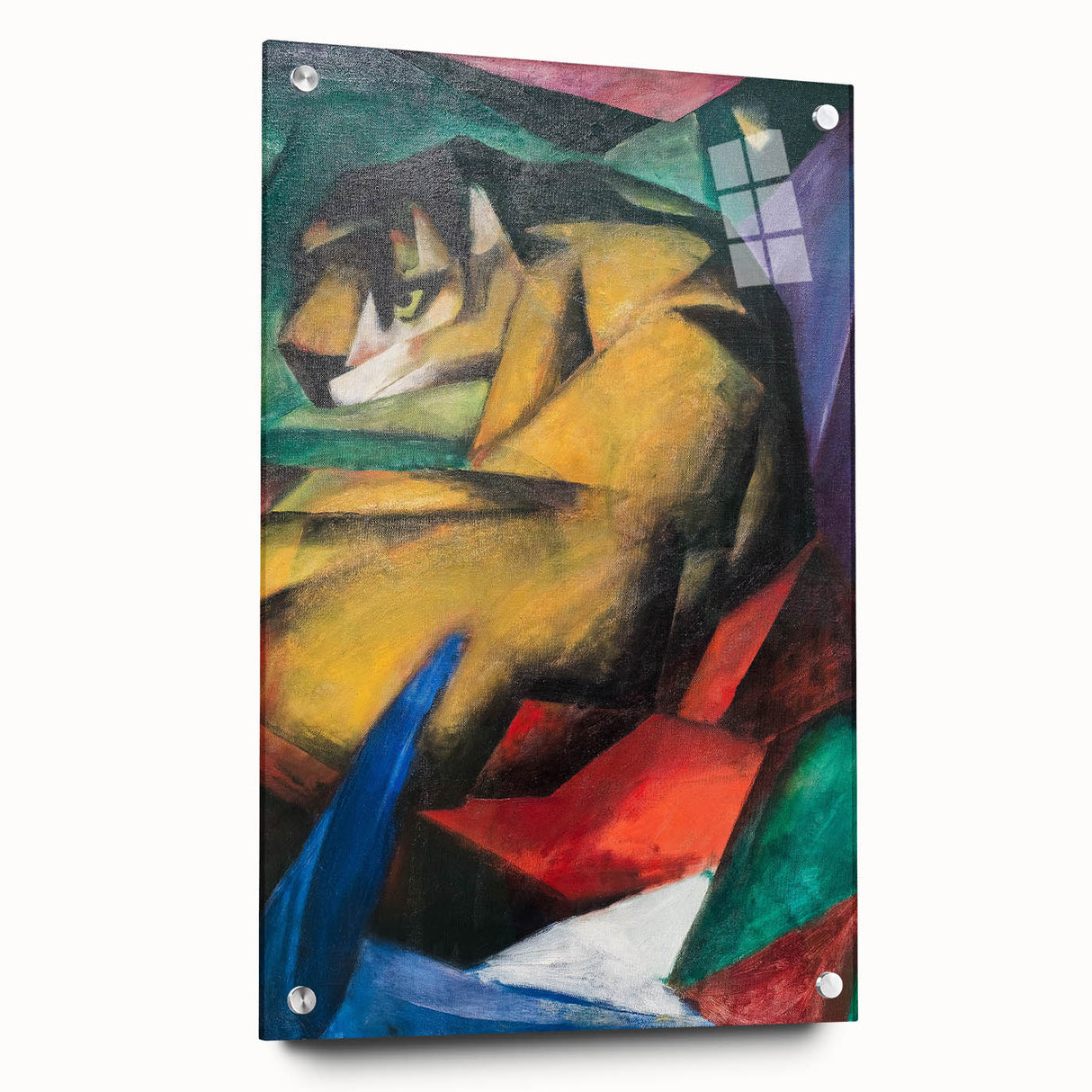 Expressionist Animal Art - Tiger by Franz Marc | Vibrant Wall Art