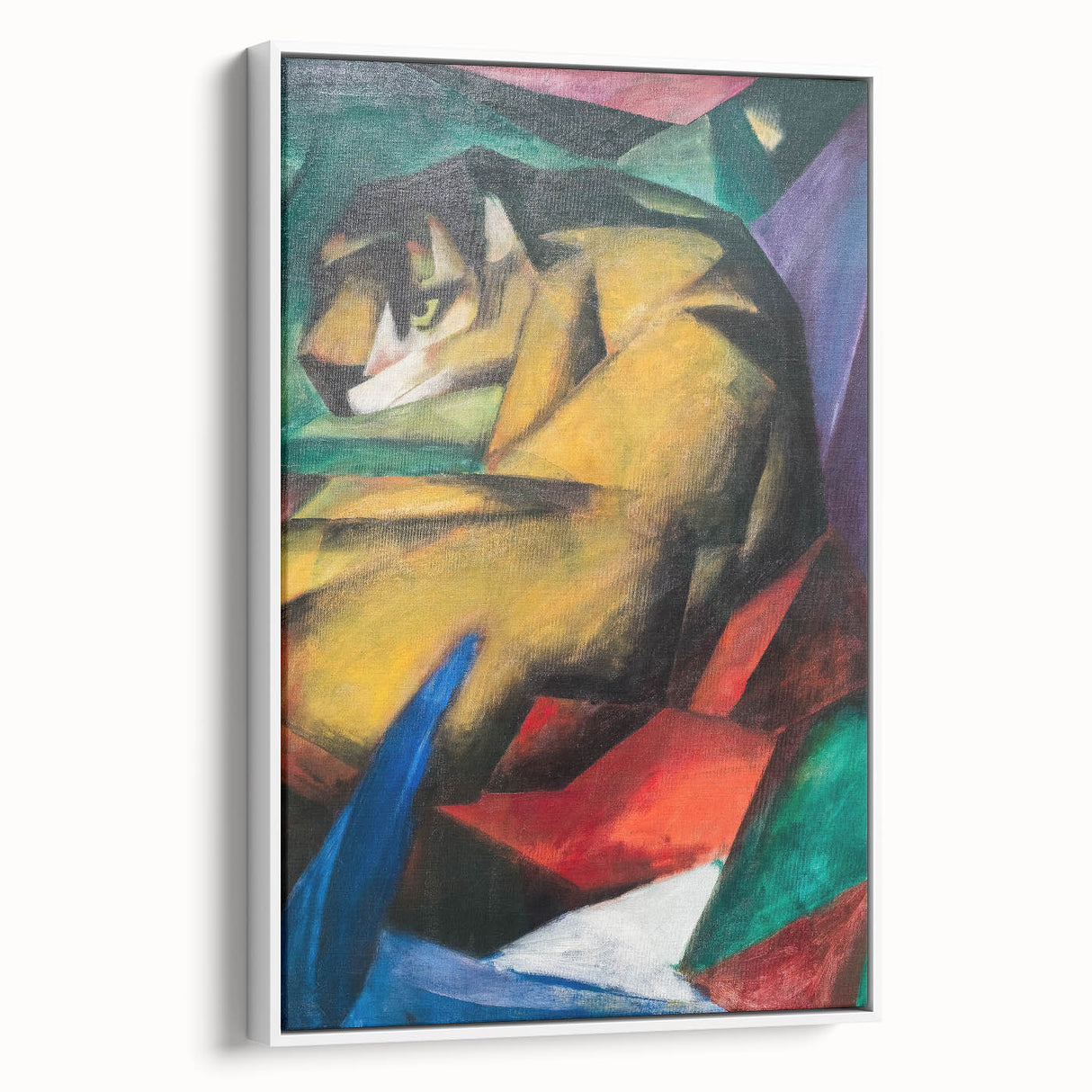 Expressionist Animal Art - Tiger by Franz Marc | Vibrant Wall Art