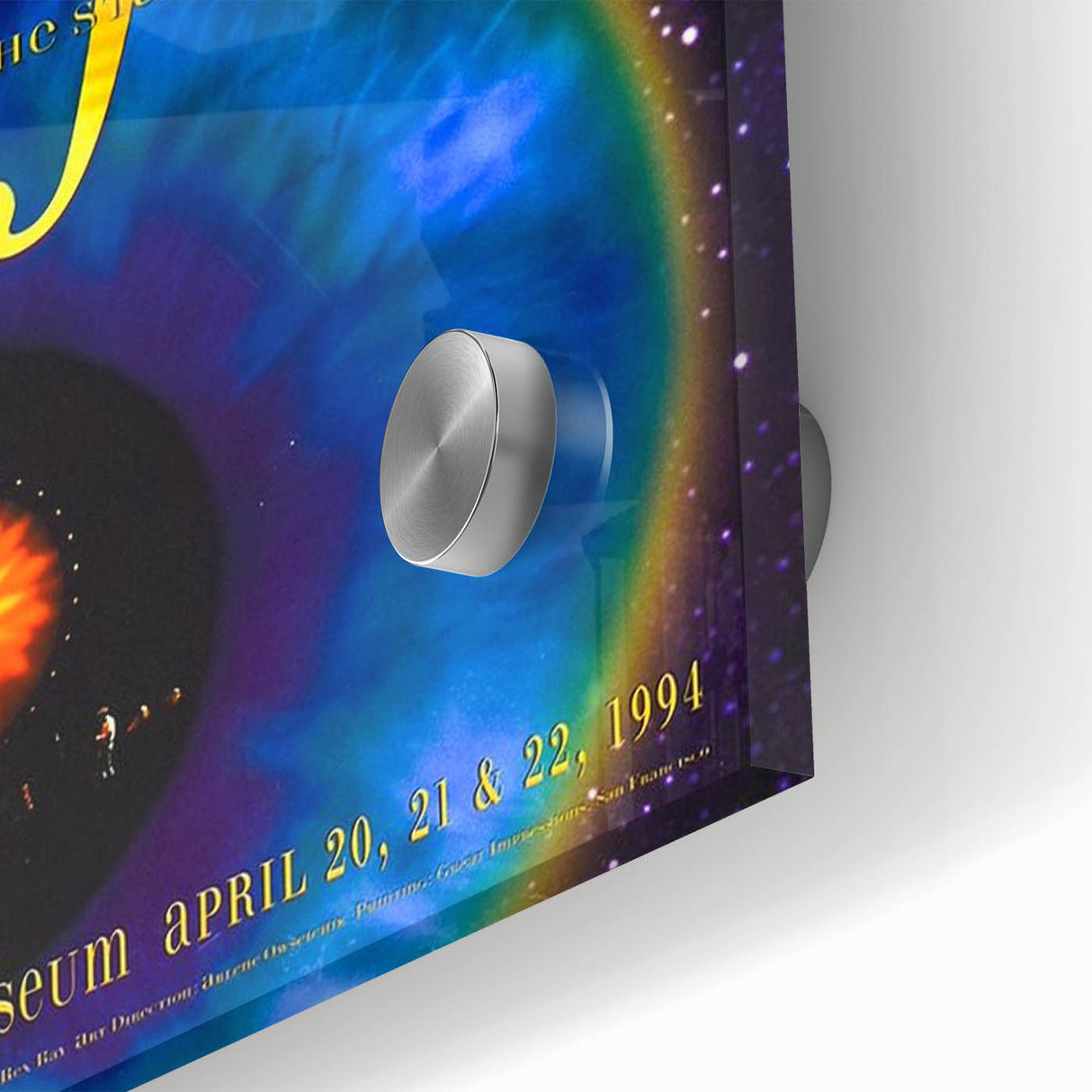 Pink Floyd 1994 Oakland Coliseum Concert Poster - Redefining Stadium Spectacular