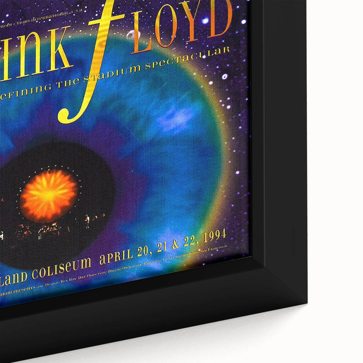 Pink Floyd 1994 Oakland Coliseum Concert Poster - Redefining Stadium Spectacular