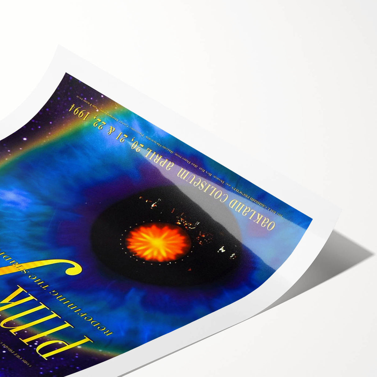 Pink Floyd 1994 Oakland Coliseum Concert Poster - Redefining Stadium Spectacular