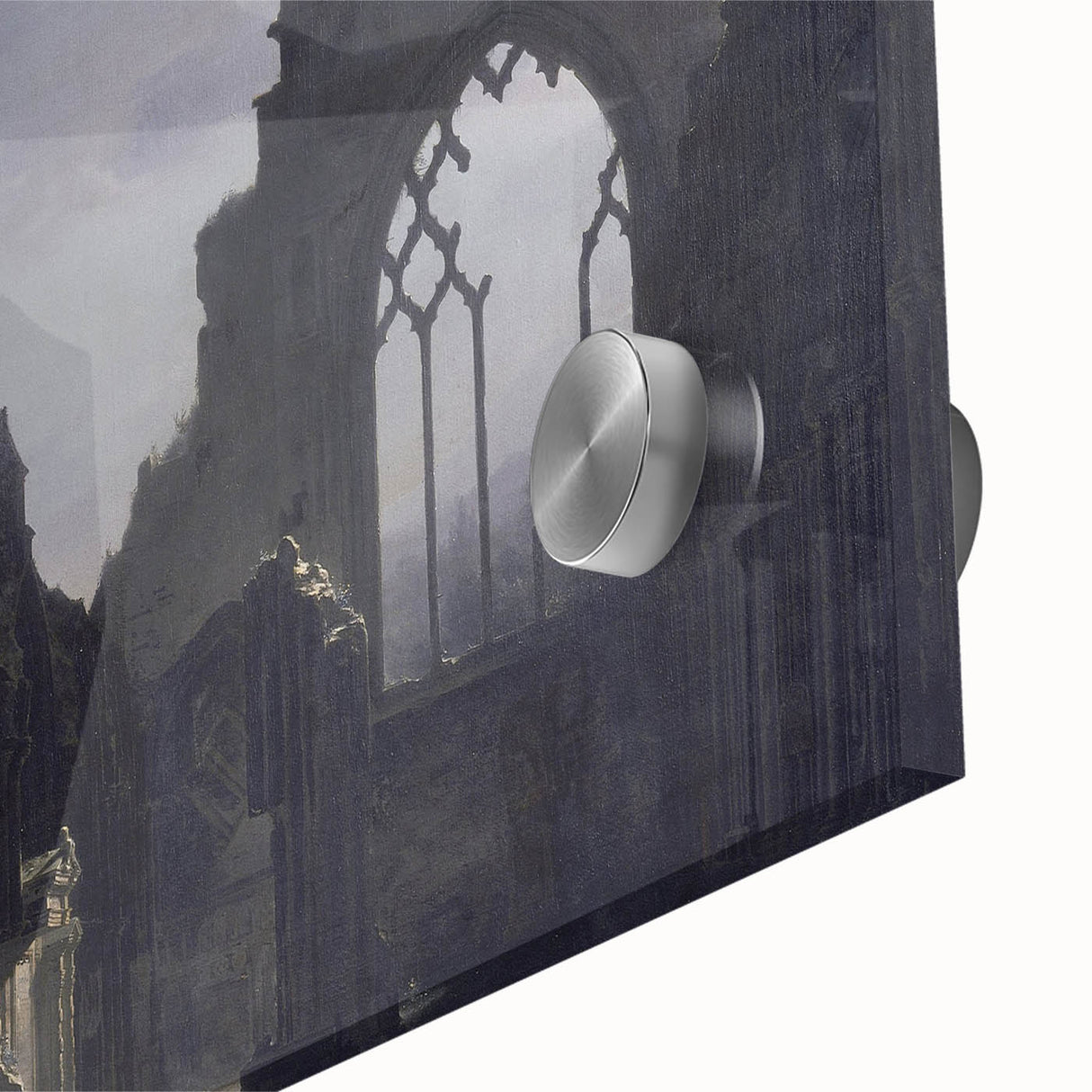 The Ruins of Holyrood Chapel - Romanticism Era Canvas Print