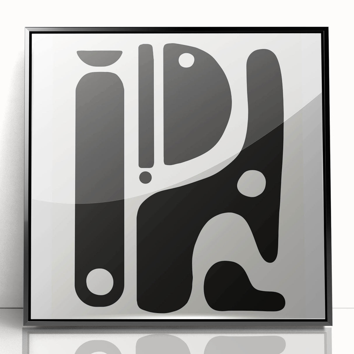 Minimalist Geometric Abstract Bedroom Wall Art – Framed & Canvas