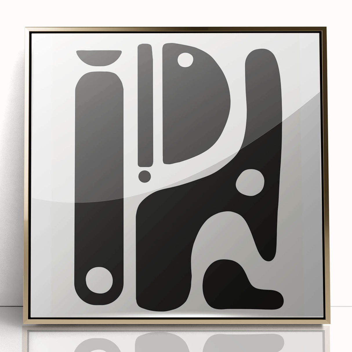 Minimalist Geometric Abstract Bedroom Wall Art – Framed & Canvas