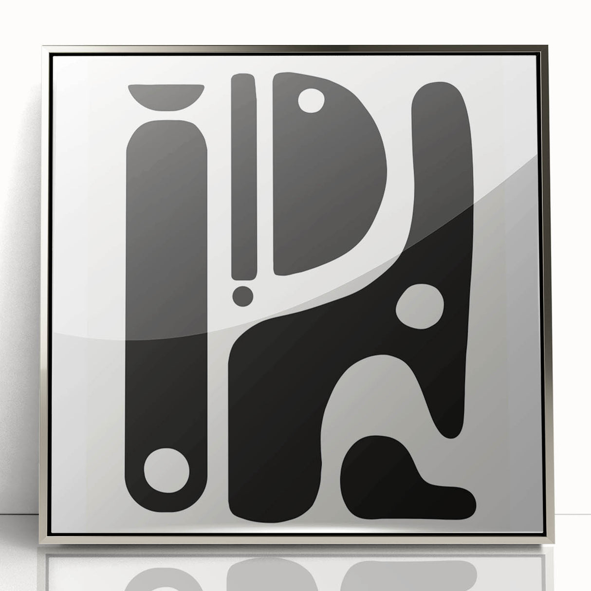 Minimalist Geometric Abstract Bedroom Wall Art – Framed & Canvas