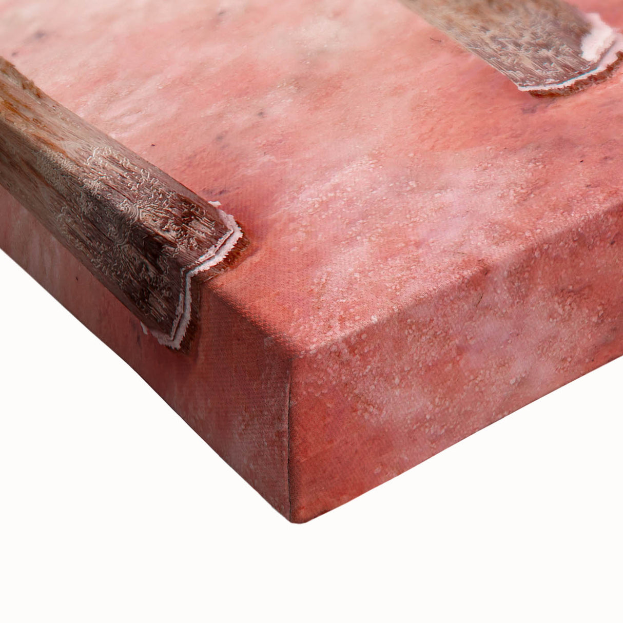 Black and white landscape art painting of Yucatan scenery on large stretched canvas, ideal for bedroom wall decor.