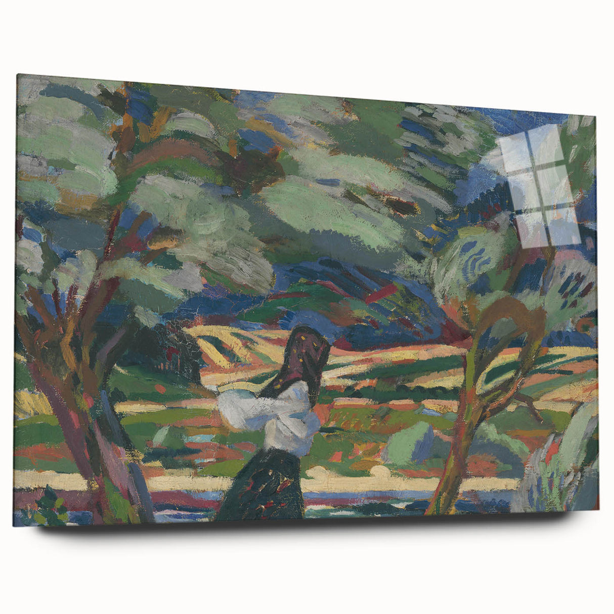 Expressionist Landscape - To the Field by Arnold Weisz-Kubínčan | Wall Art