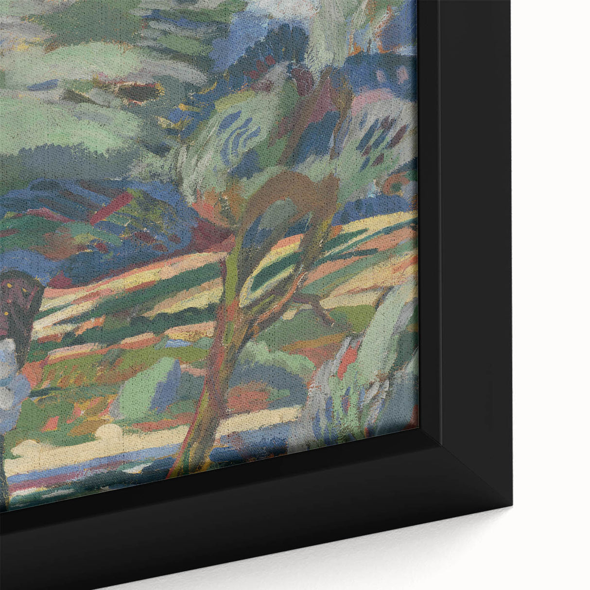Expressionist Landscape - To the Field by Arnold Weisz-Kubínčan | Wall Art