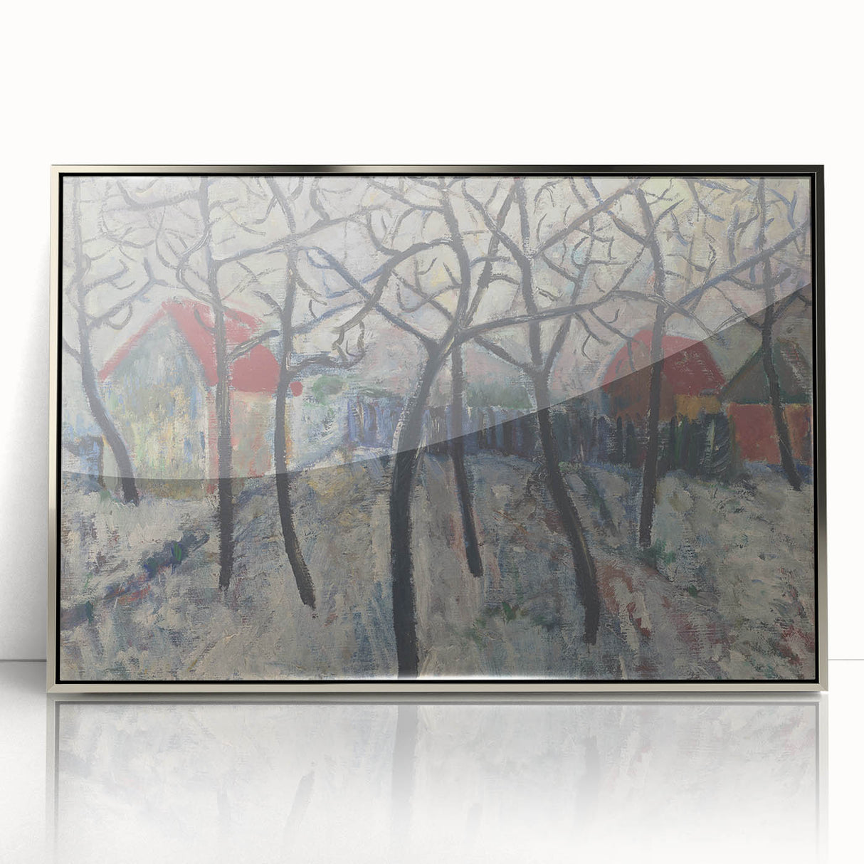 Expressionist Landscape - Trees in a Garden by Cyprián Majerník | Wall Art