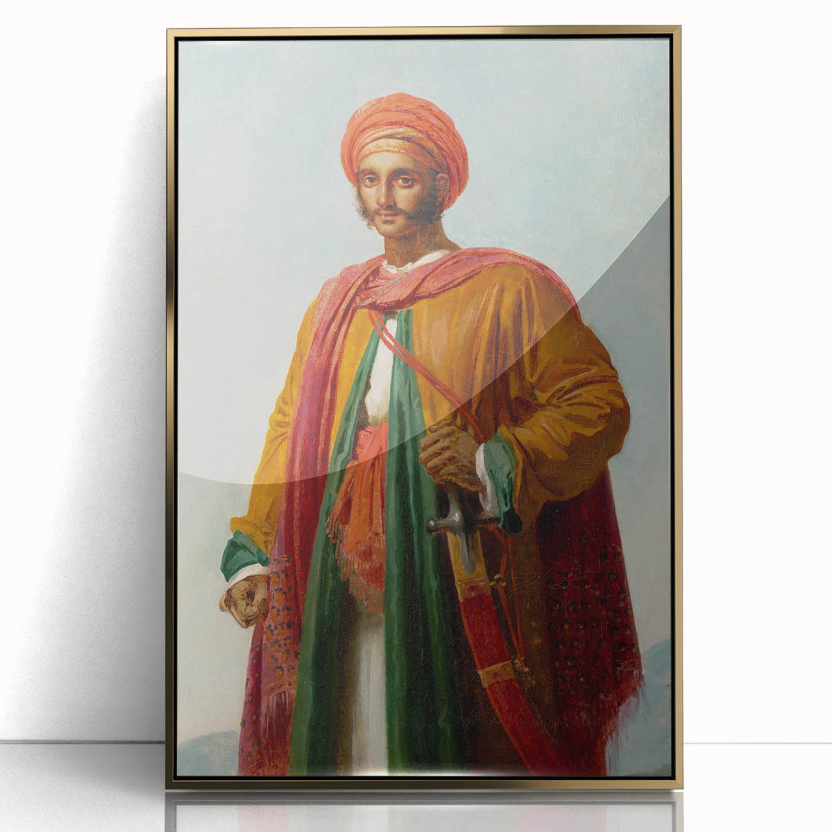 Romanticism Art: Indian Portrait by Girodet-Trioson - Elegant Print