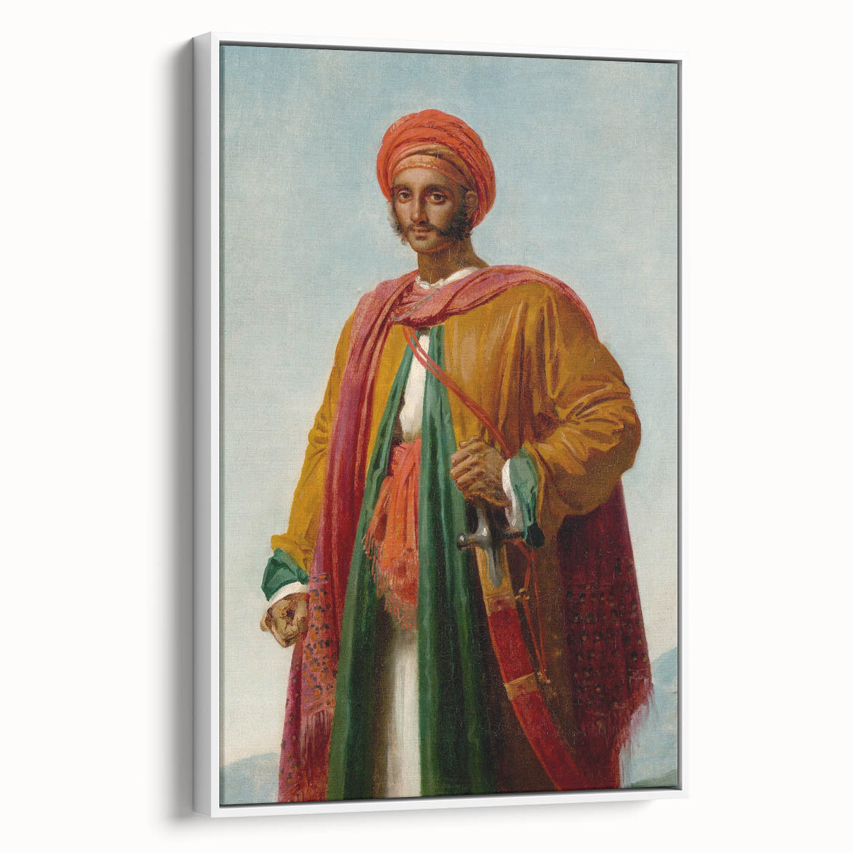 Romanticism Art: Indian Portrait by Girodet-Trioson - Elegant Print
