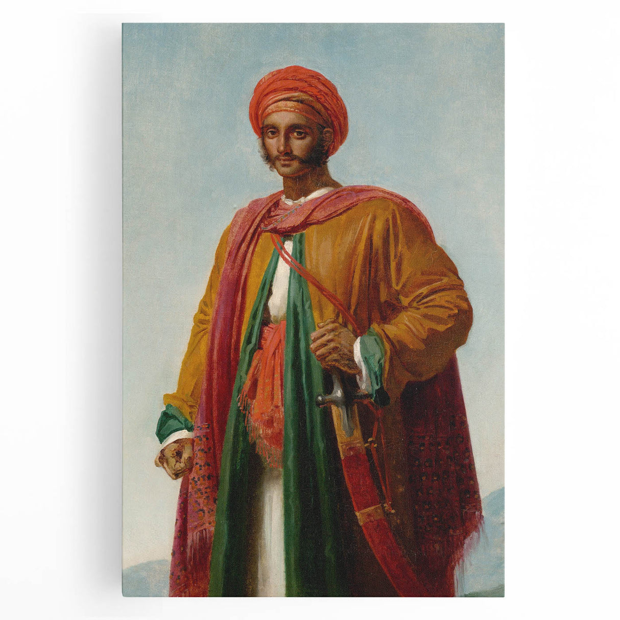 Romanticism Art: Indian Portrait by Girodet-Trioson - Elegant Print