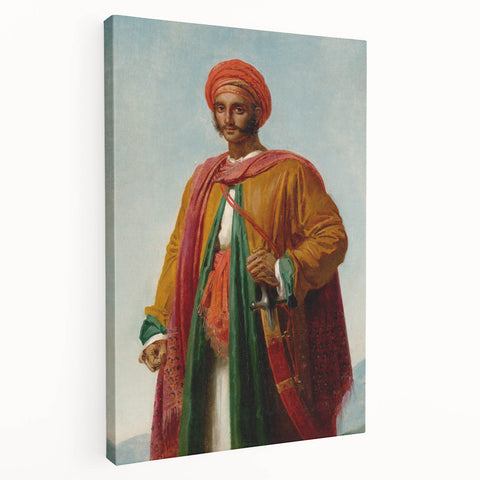 Romanticism Art: Indian Portrait by Girodet-Trioson - Elegant Print