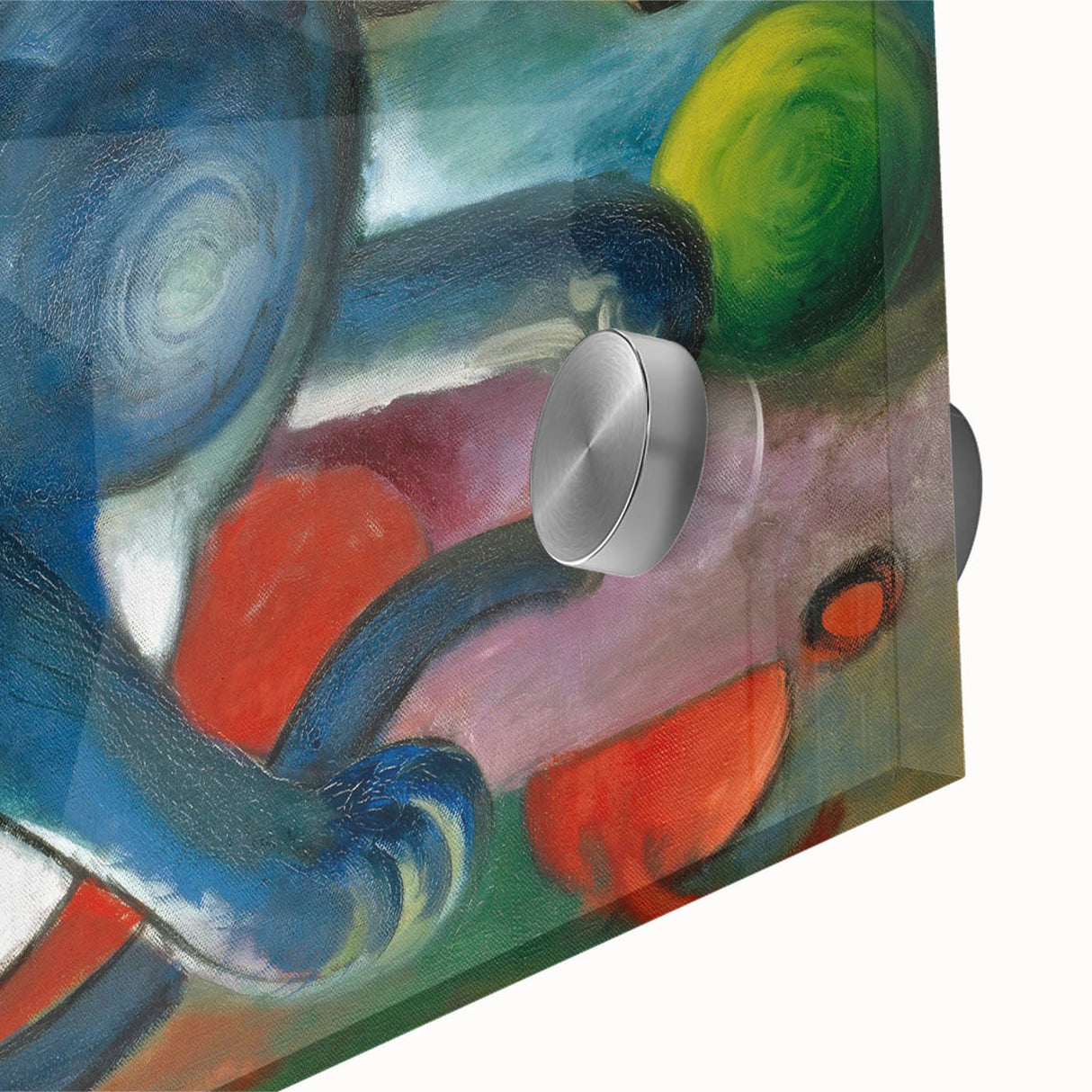 Expressionist Animal Art - Two Cats by Franz Marc | Vibrant Wall Art