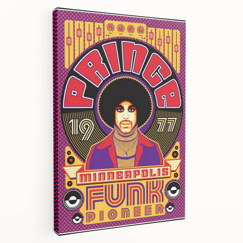 Prince 1977 Minneapolis Funk Pioneer Retro Poster