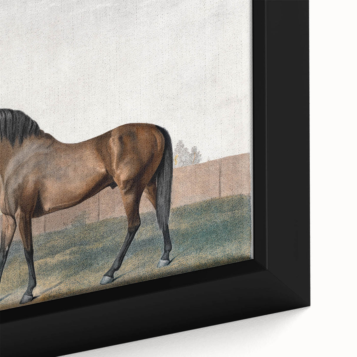 Romanticism Art: Anvil by George Stubbs - Majestic Horse Canvas
