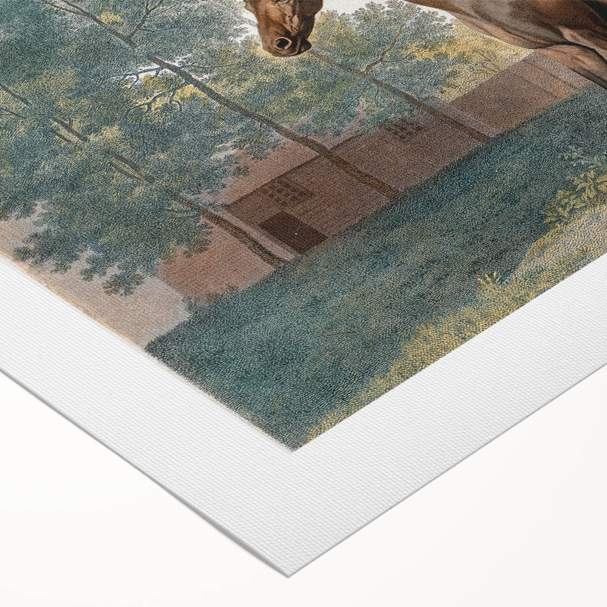 Romanticism Art: Anvil by George Stubbs - Majestic Horse Canvas