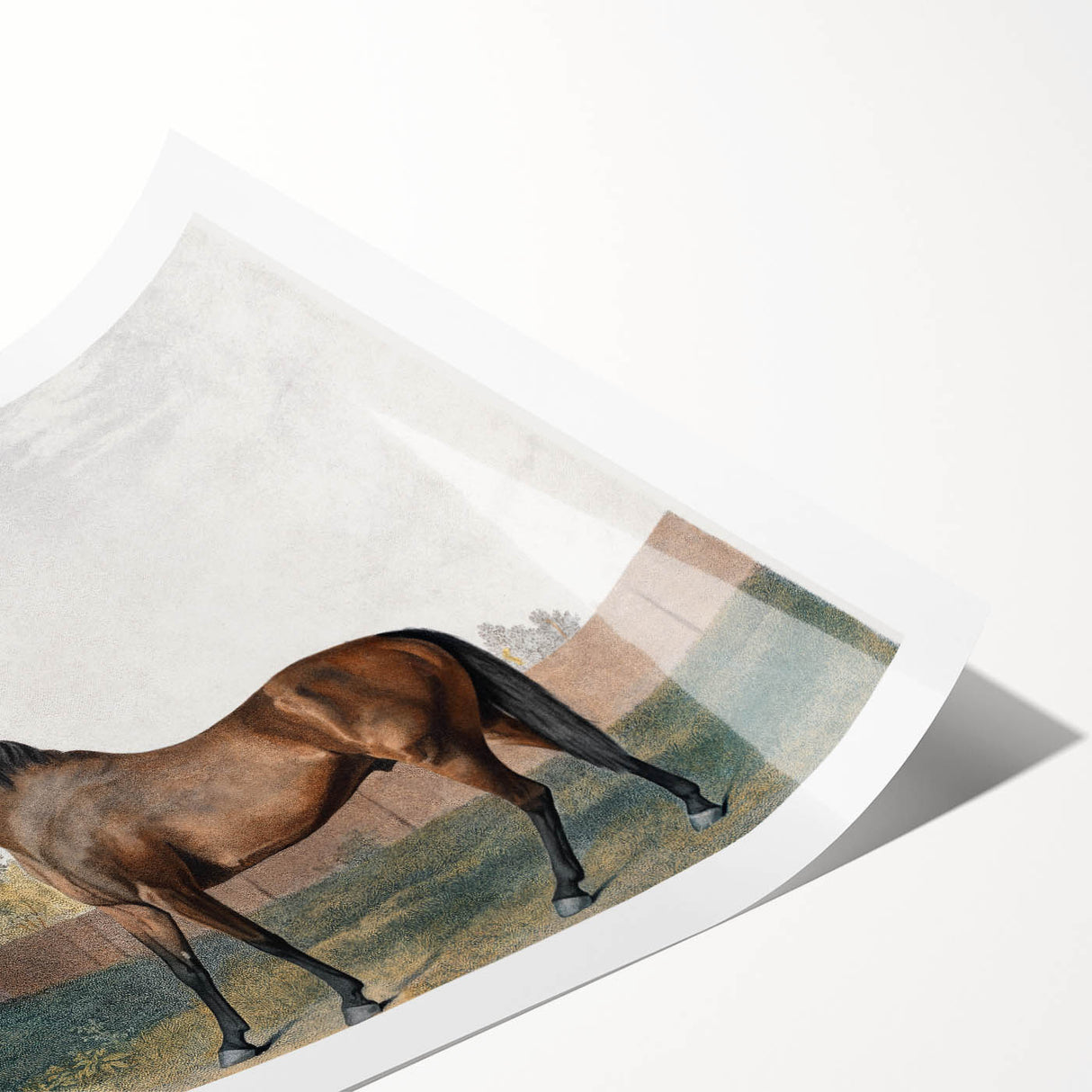 Romanticism Art: Anvil by George Stubbs - Majestic Horse Canvas