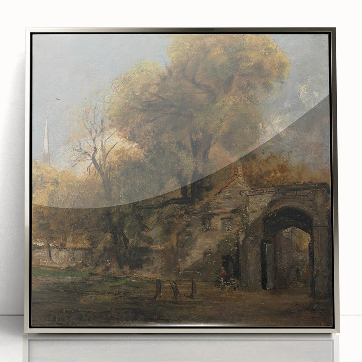 Romanticism Art: Harnham Gate by John Constable - Scenic Canvas
