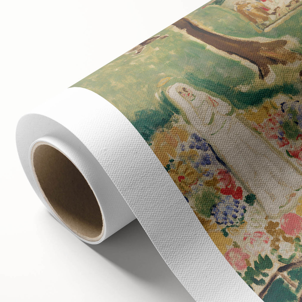 Expressionism Wall Art: Two Madonnas - Vibrant Expressionism Painting