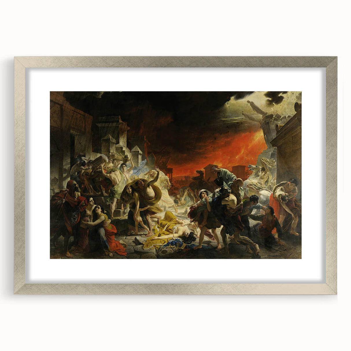 Romanticism Art: Last Day of Pompeii by Briullov - Dramatic Masterpiece