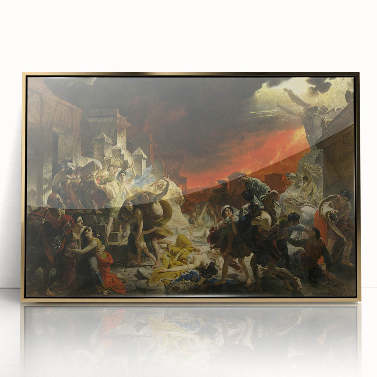 Romanticism Art: Last Day of Pompeii by Briullov - Dramatic Masterpiece