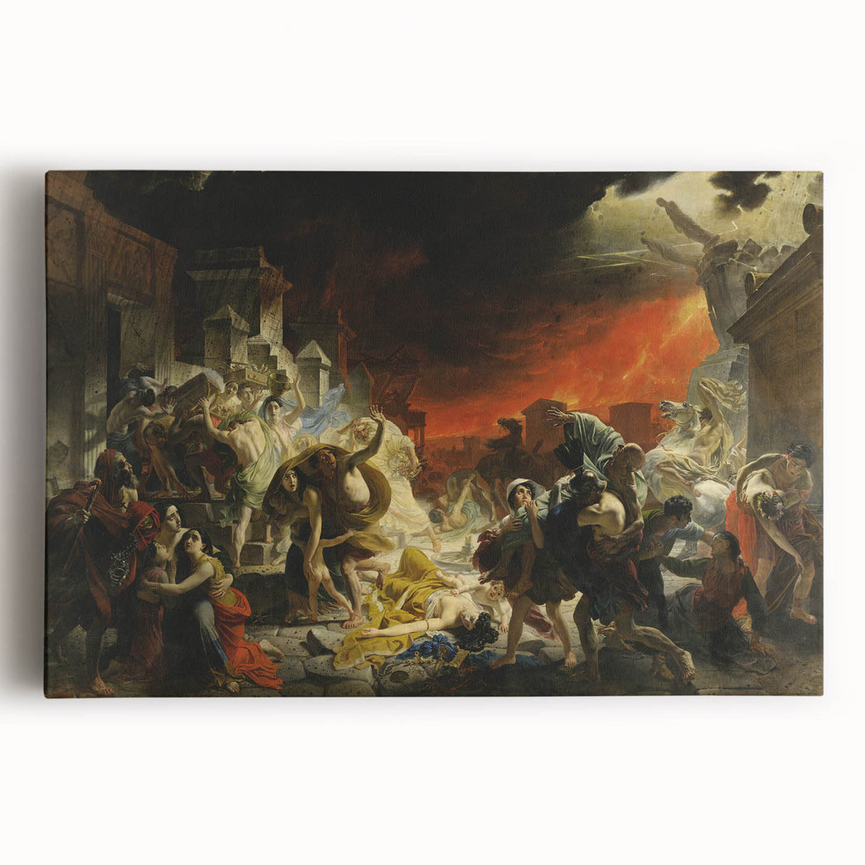 Romanticism Art: Last Day of Pompeii by Briullov - Dramatic Masterpiece