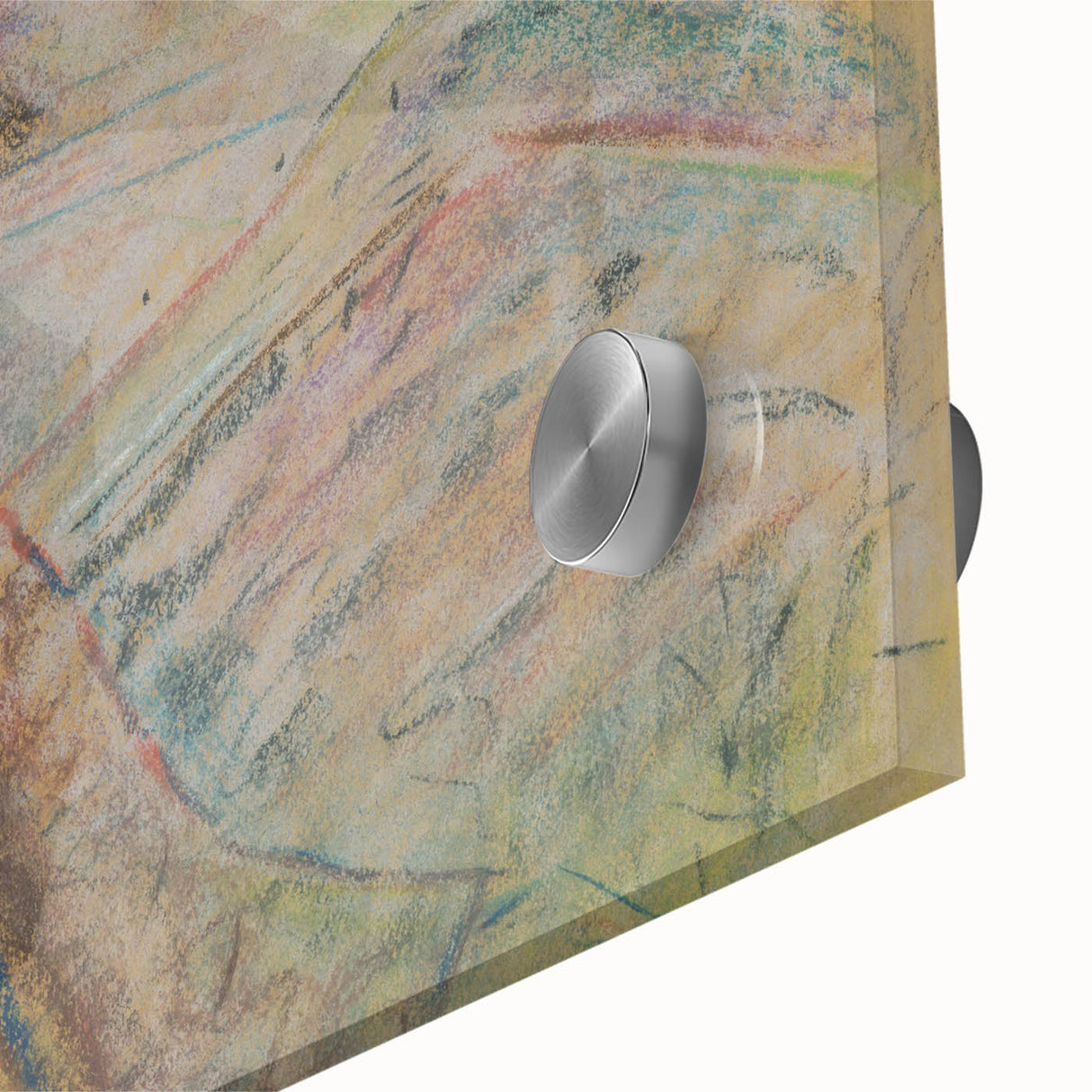 Expressionist Art: Two Men in Landscape - Abstract Expressionism Print